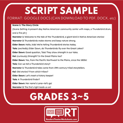 The Thunderbird - Mythical Creatures | Readers Theater Script for Grades 3 to 5 - ["Grades 3-5","Mythical Creatures"]