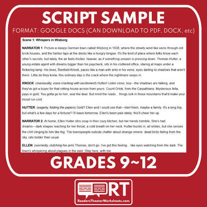 Nosferatu Readers’ Theater Script | Small Group | Grades 9–12