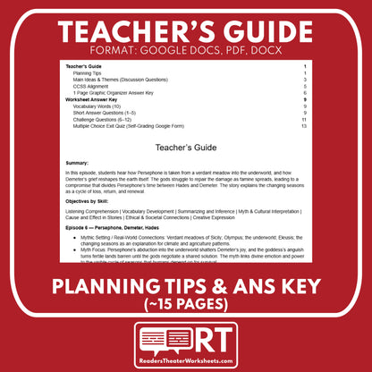 Greek Myths Series Audio Lesson E06 Persephone, Demeter, and Hades | Greek Mythology