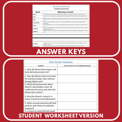 Abraham's Covenant Biblical Reader's Theater Script - ["Biblical Figure","Grades 3-5"]