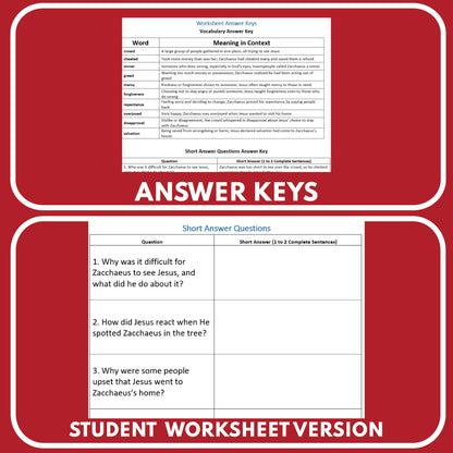 Zacchaeus the Taxman Biblical Reader's Theater Script - ["Biblical Figure","Grades 3-5"]