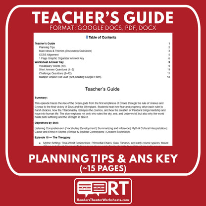 Greek Myths Series Audio Lesson E10 The Theogony | Greek Mythology