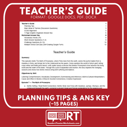 Greek Myths Series Audio Lesson E07 The Myth of Proserpina | Greek Mythology