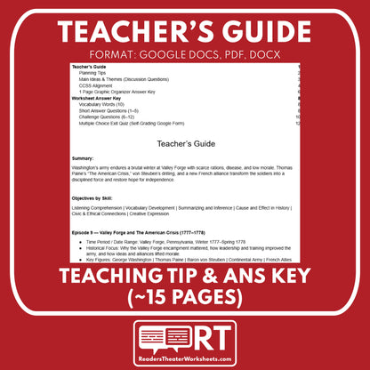 Valley Forge and The American Crisis (1777–1778) — Revolutionary War Audio Lesson | Grades 5–8