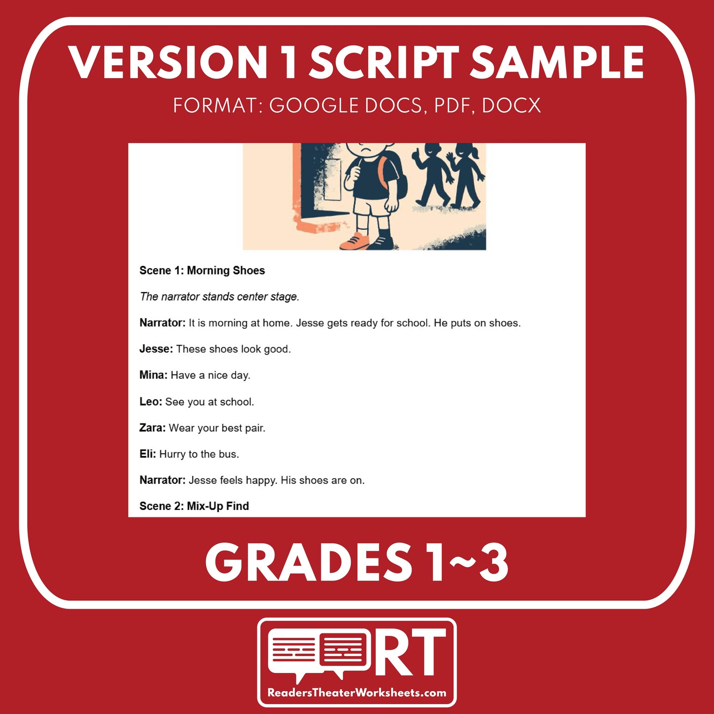 Self‑Confidence Readers Theater Script SEL for Grades 1 to 3