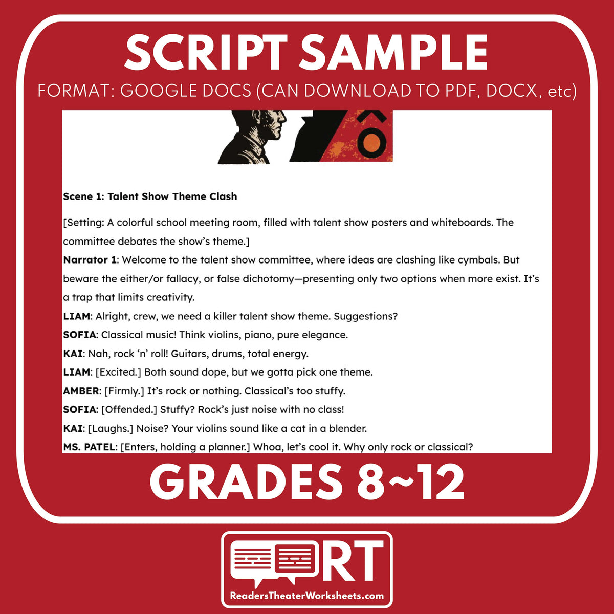 False Dichotomy Readers Theater Script | Free Logical Fallacy Activity ...