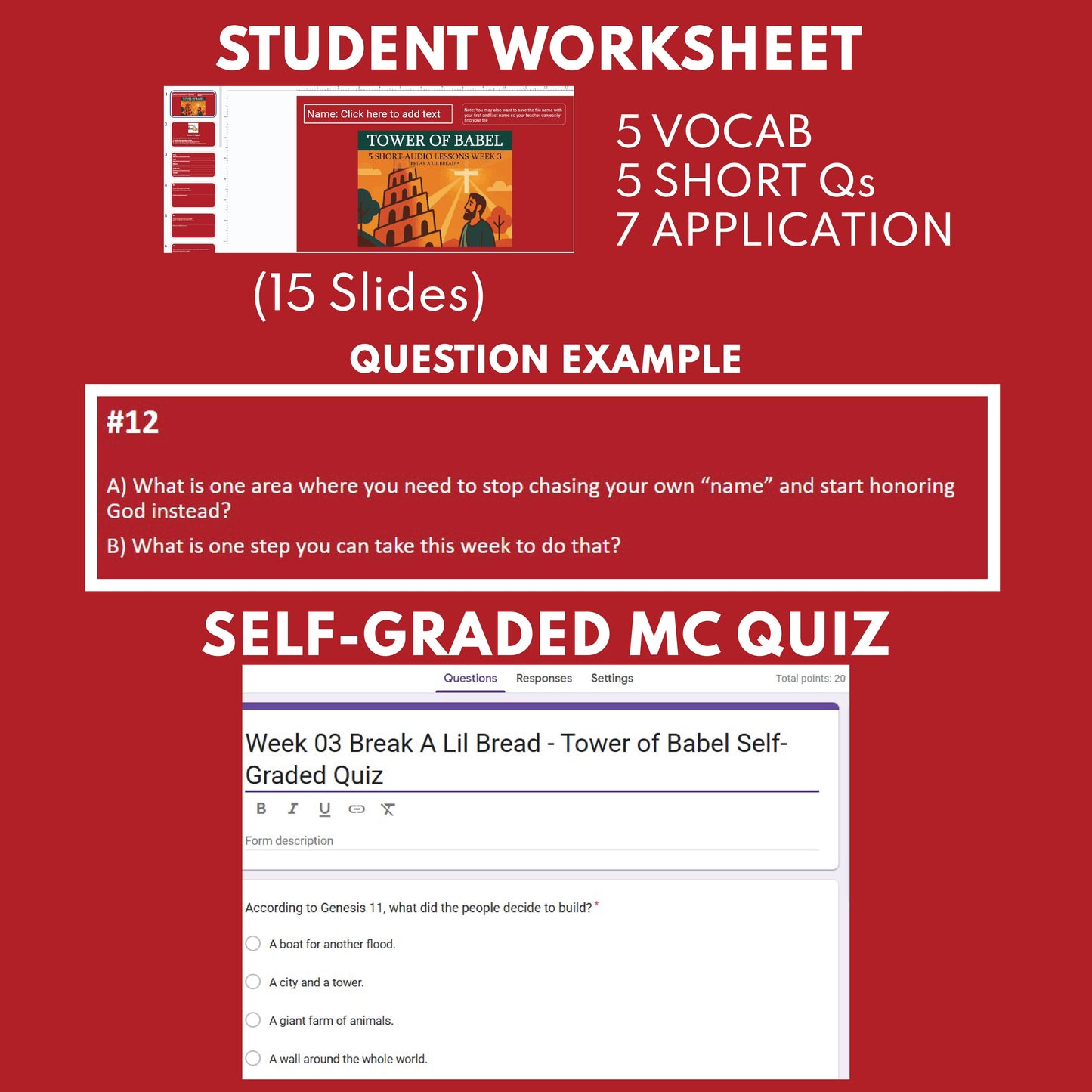 Break A Lil Bread W4 Abraham's Call | Short Bible Audio Lessons | Christian Education