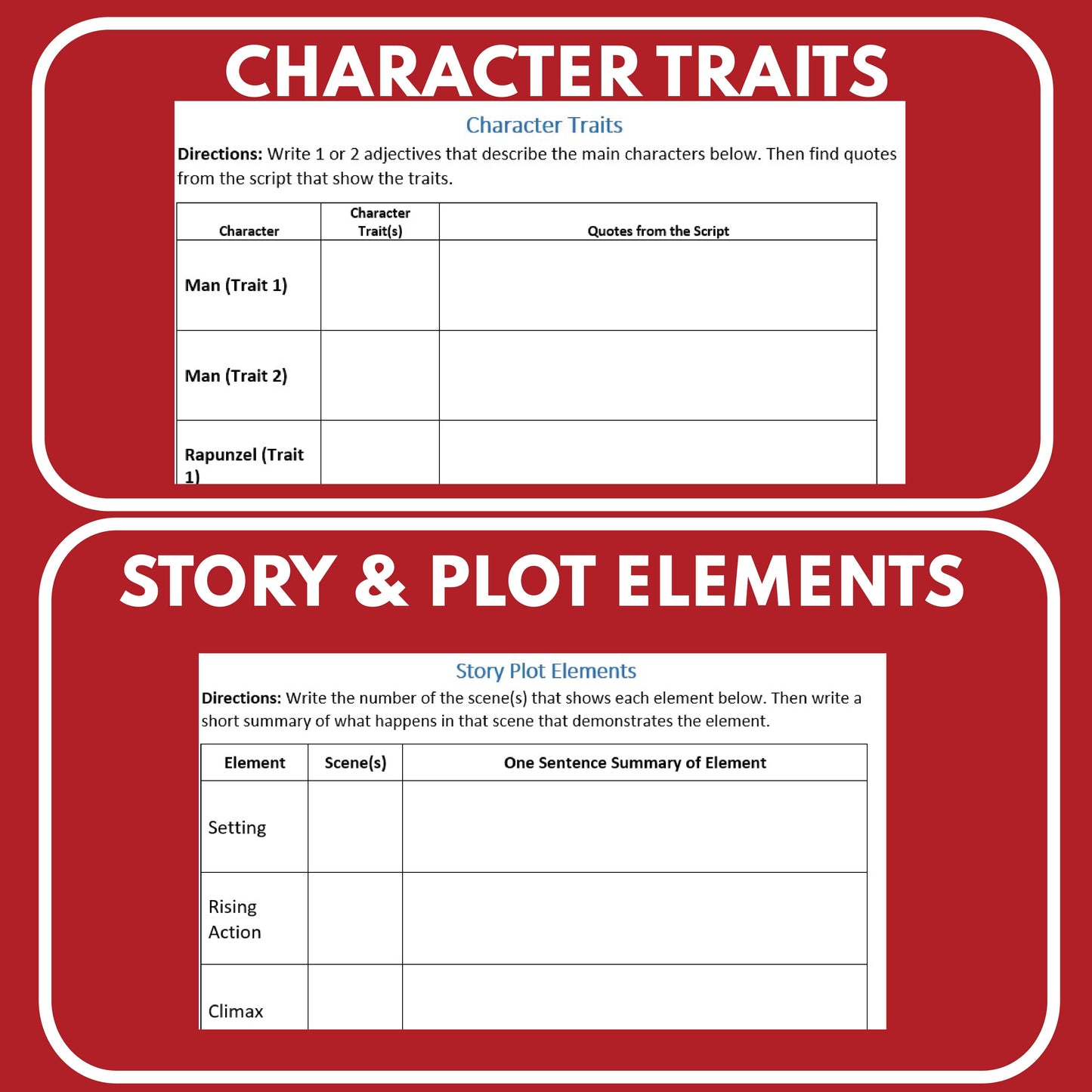 Rapunzel | Reader's Theater Script | Brothers Grimm | Fairy Tale - ["100% FREE","Brother Grimm Fairy Tale","Grades 3-5"]