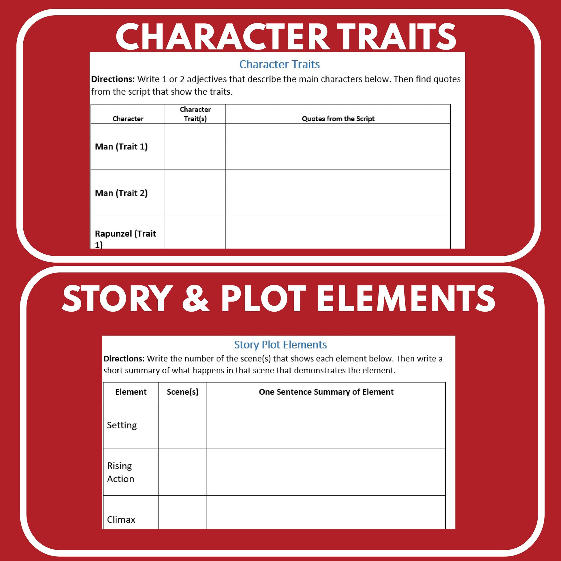 Rapunzel | Reader's Theater Script | Brothers Grimm | Fairy Tale - ["100% FREE","Brother Grimm Fairy Tale","Grades 3-5"]