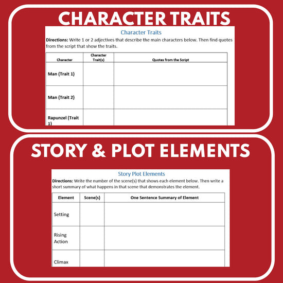 Free Rapunzel Readers Theater Script for Grades 3-5 | Brothers Grimm F ...