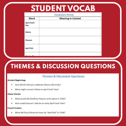 April Fools' Day Readers Theater Script | Holiday Origins Series - ["Grades 3-5","Grades 6-8","Holiday Origins Series"]