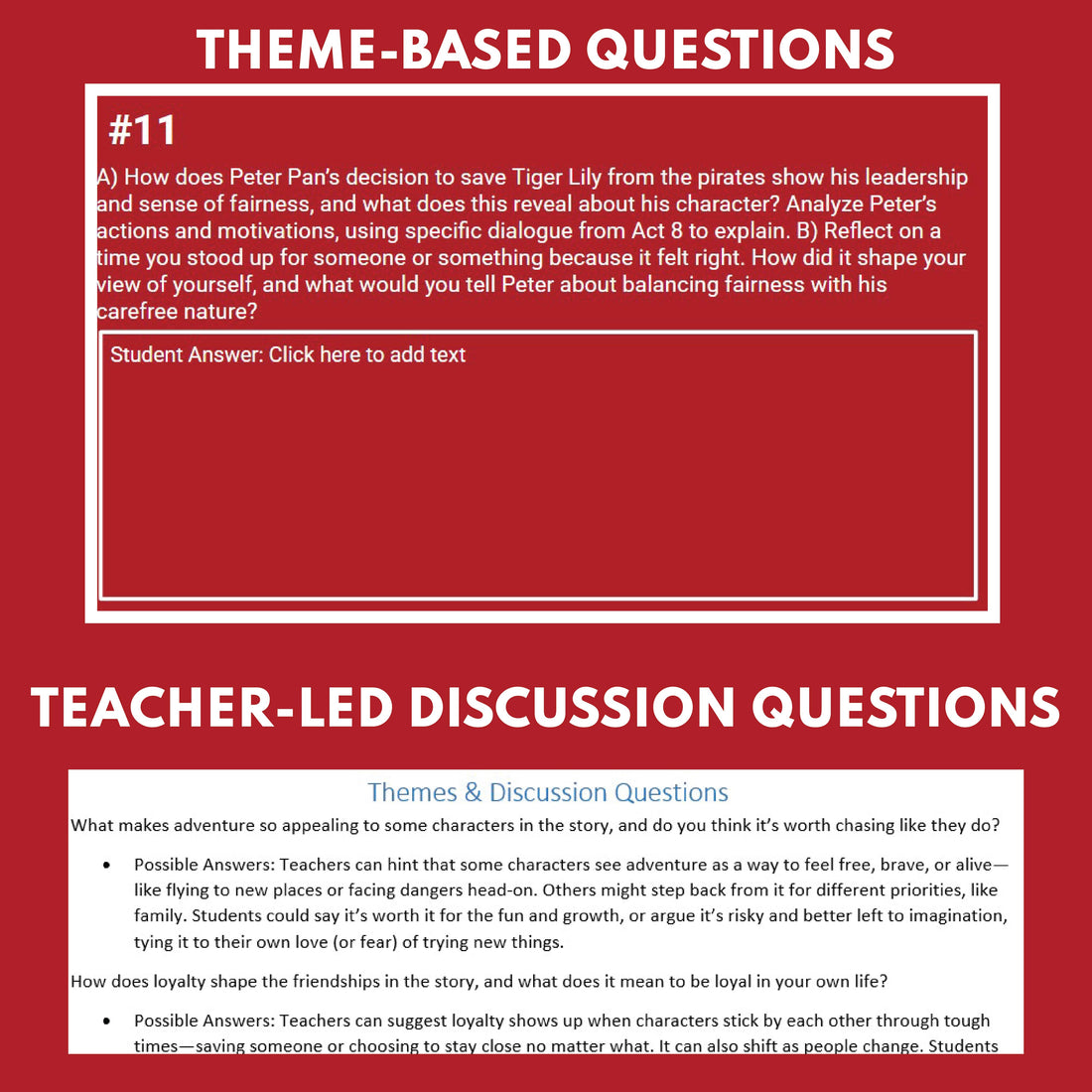Free Peter Pan Adapted Readers Theater Script for Grades 3-8 | J.M. Ba ...