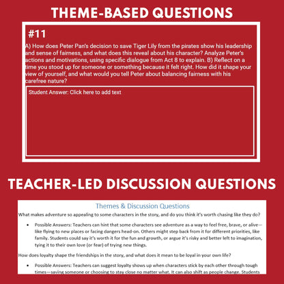 Peter Pan Adapted Reader's Theater Script | Based on Barri's 1911 Story - ["100% FREE","Classical Literature","Grades 3-5","Grades 6-8"]
