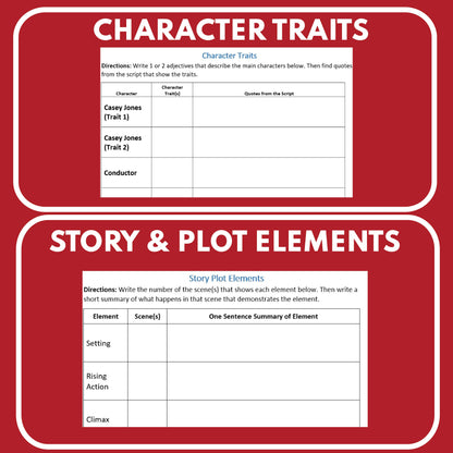Casey Jones Readers Theater Script | American Tall Tales - ["American Tall Tale","Grades 3-5"]