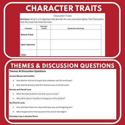Valentine's Day Readers Theater Script | Holiday Origins Series - ["100% FREE","Grades 3-5","Grades 6-8","Holiday Origins Series"]