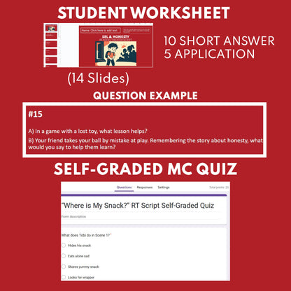 Honesty Readers Theater Script SEL for Grades 1 to 3