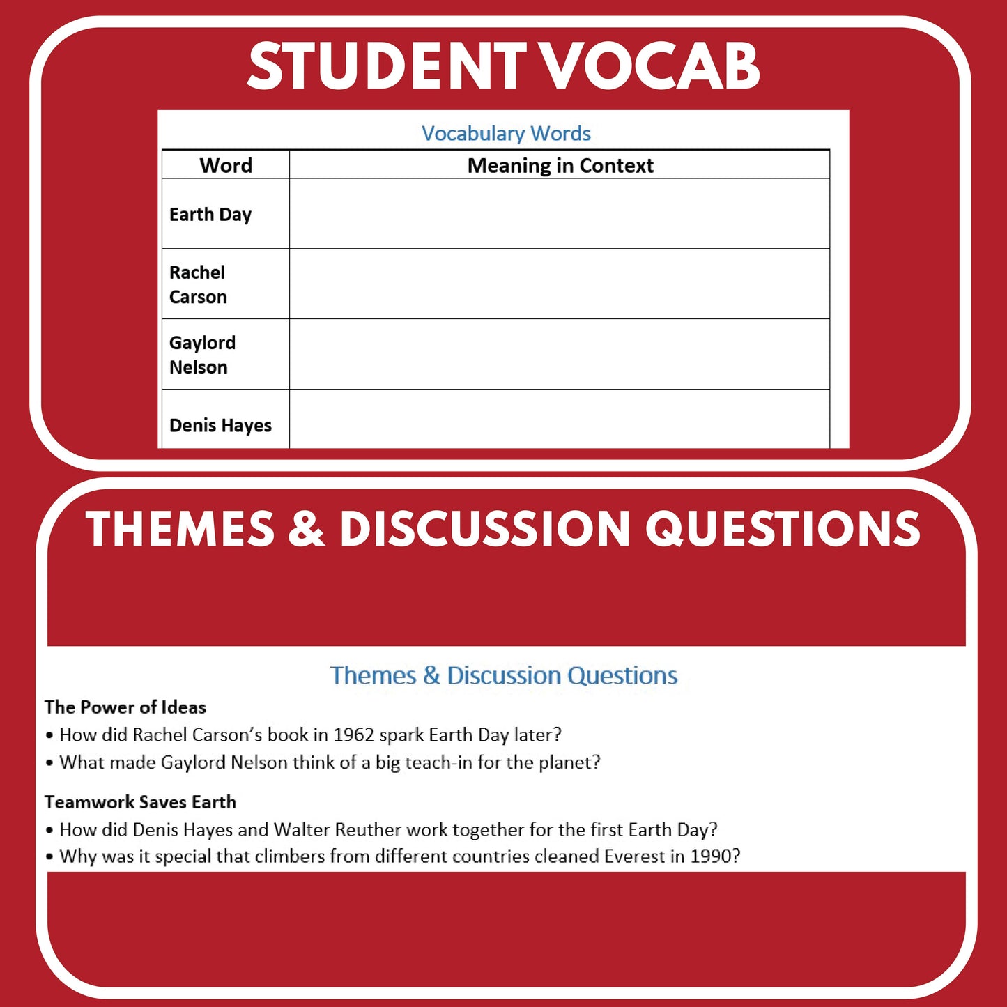 Earth Day Readers Theater Script | Holiday Origins Series - ["100% FREE","Grades 3-5","Grades 6-8","Holiday Origins Series"]