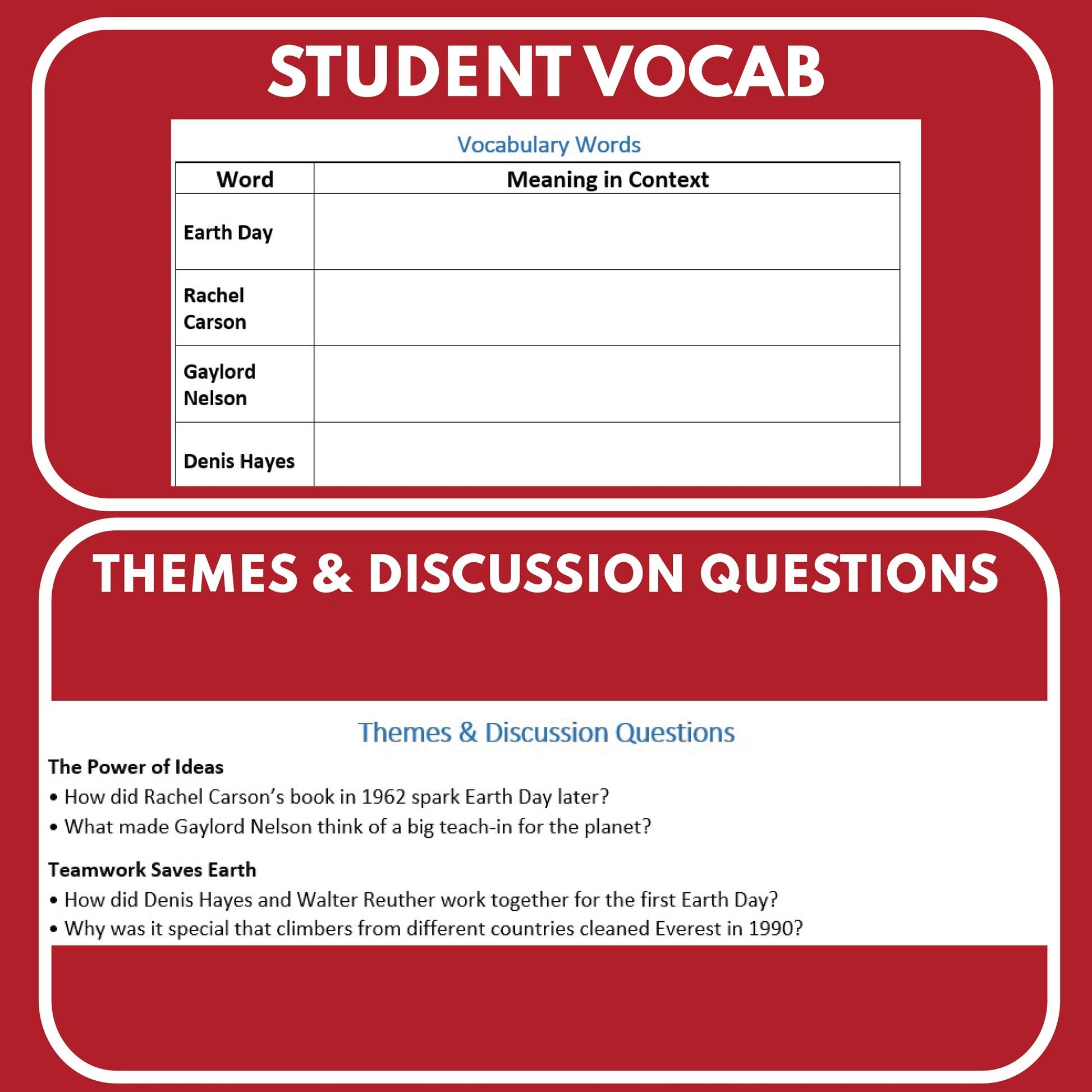 Earth Day Readers Theater Script | Holiday Origins Series - ["100% FREE","Grades 3-5","Grades 6-8","Holiday Origins Series"]