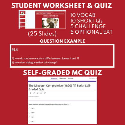 Missouri Compromise Readers’ Theater | Grades 6-8 Free History Script - ["100% FREE","Grades 6-8","U.S. History - Westward Expansion (1801\u202f\u2013\u202f1861)"]
