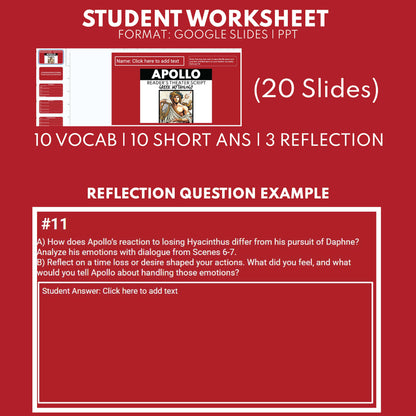 Apollo Reader's Theater Script | The Olympians | Greek Mythology - ["Grades 6-8","Grades 9-12","Greek Mythology","Greek Mythology for Google Classroom"]