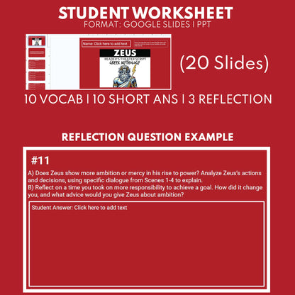 Zeus Reader's Theater Script | The Olympians - ["Grades 6-8","Grades 9-12","Greek Mythology","Greek Mythology for Google Classroom"]