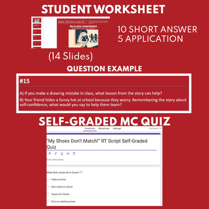 Self‑Confidence Readers Theater Script SEL for Grades 1 to 3