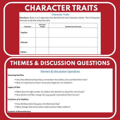 Memorial Day Readers Theater Script | Holiday Origins Series - ["Grades 3-5","Grades 6-8","Holiday Origins Series"]