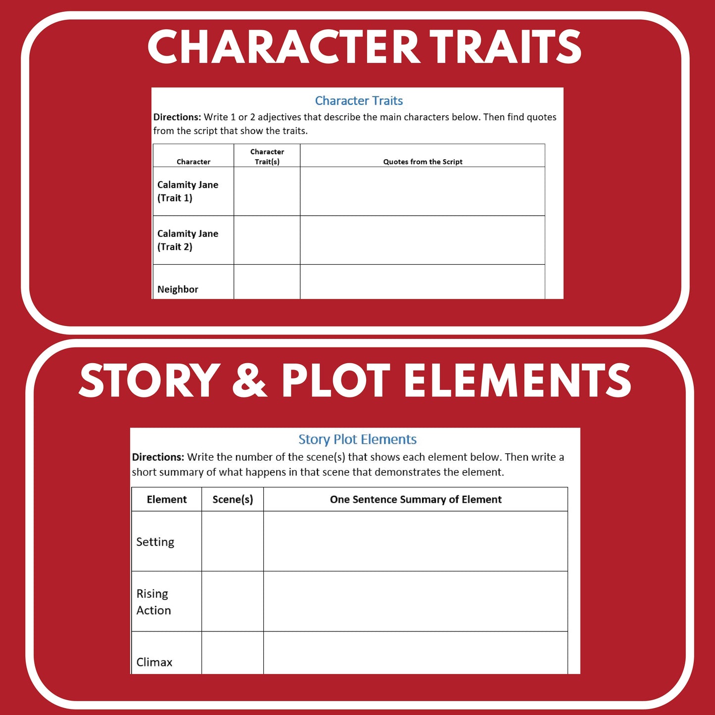 Calamity Jane Readers Theater Script | American Tall Tales - ["American Tall Tale","Grades 3-5"]