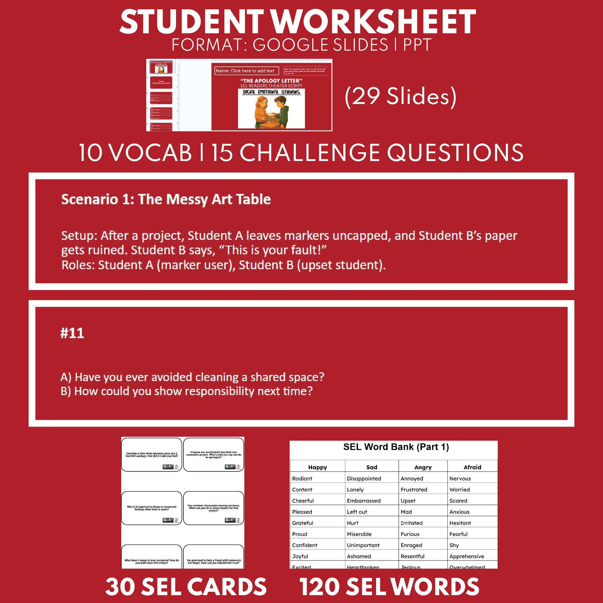 Responsible Decision-Making SEL Readers Theater Script for Grades 3 to 5 - ["Grades 3-5","Social Emotional Learning"]