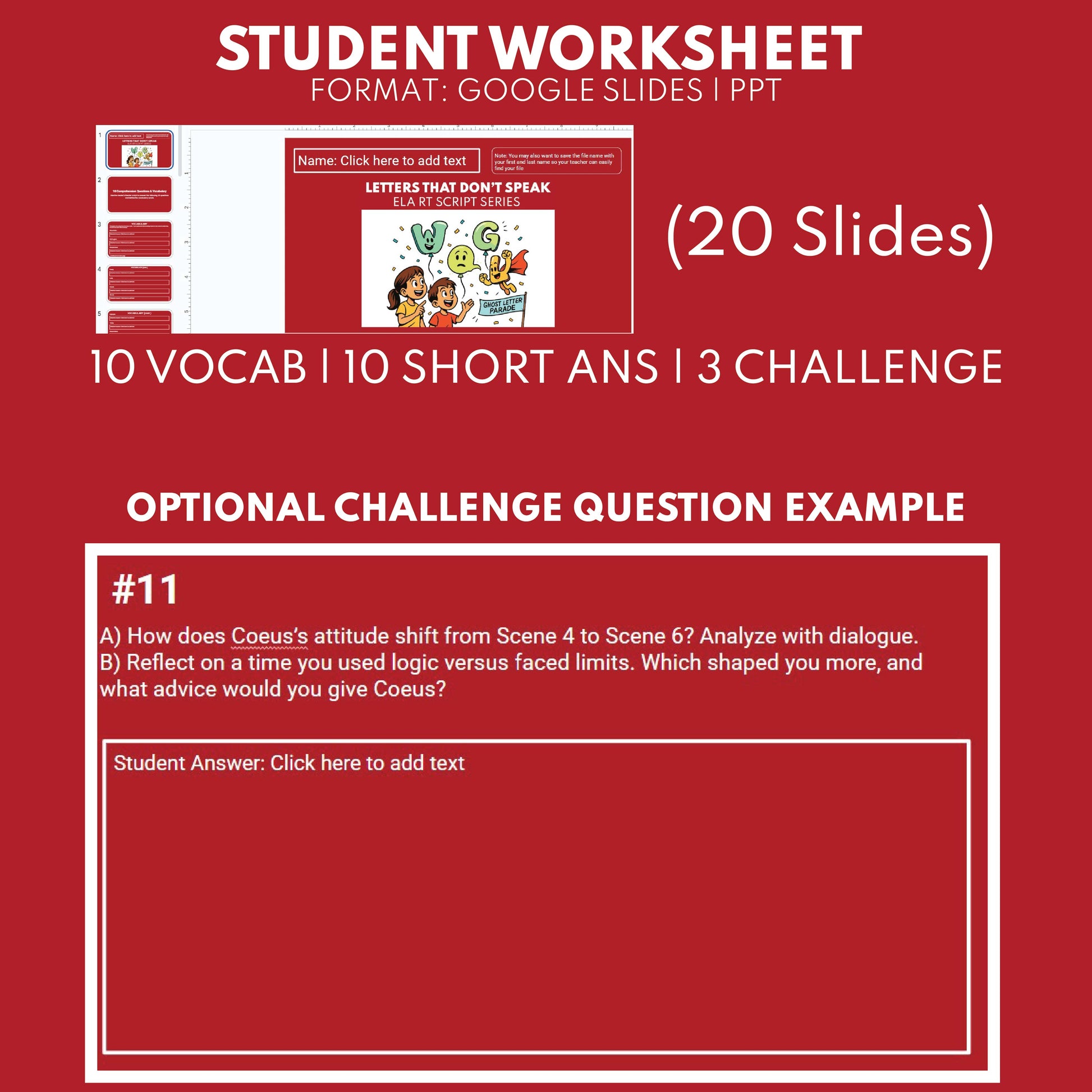 The Letters That Don’t Speak | ELA Readers Theater Script | Grades 3–5 - ["100% FREE","Grades 3-5","Phonics"]