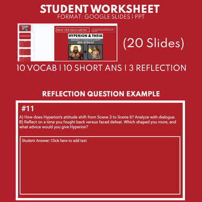 Hyperion & Theia Reader's Theater Script | Titan Gods | Greek Mythology - ["Grades 6-8","Grades 9-12","Greek Mythology","Greek Mythology for Google Classroom","Titan Gods"]