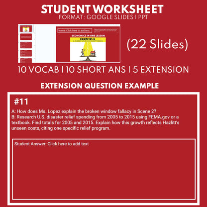 Economics in One Lesson (Hazlitt) Reader's Theater Script | High School Econ 101.5 - ["Econ 101.5","Economics","Grades 9-12"]