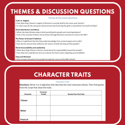 Khnemu and the Seven Years’ Famine | Reader’s Theater Script | Egyptian Mythology - ["Egyptian Mythology","Grades 6-8","Grades 9-12"]