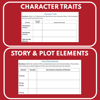 Paul Bunyan Readers Theater Script | American Legends & Folk Heroes - ["American Legends & Folk Heroes","Grades 3-5"]
