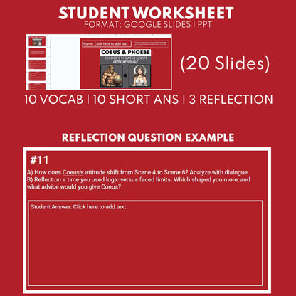 Coeus & Phoebe Reader's Theater Script | Titan Gods | Greek Mythology - ["Grades 6-8","Grades 9-12","Greek Mythology","Greek Mythology for Google Classroom","Titan Gods"]