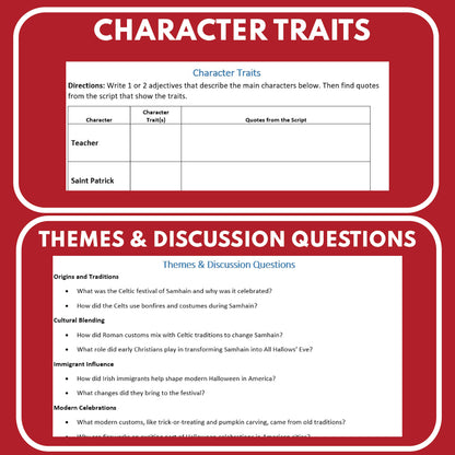 Halloween Readers Theater Script | Holiday Origins Series - ["Grades 3-5","Grades 6-8","Holiday Origins Series"]