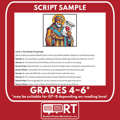 Valentine's Day Readers Theater Script | Holiday Origins Series - ["100% FREE","Grades 3-5","Grades 6-8","Holiday Origins Series"]