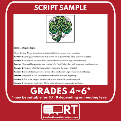 St. Patrick’s Day Readers Theater Script | Holiday Origins Series - ["Grades 3-5","Grades 6-8","Holiday Origins Series"]