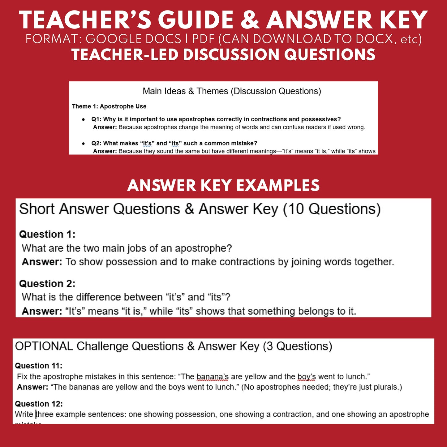 The Apostrophe’s Dilemma | ELA RT Script | Grades 3–5 | Possessives | Plurals - ["Grades 3-5","Phonics"]