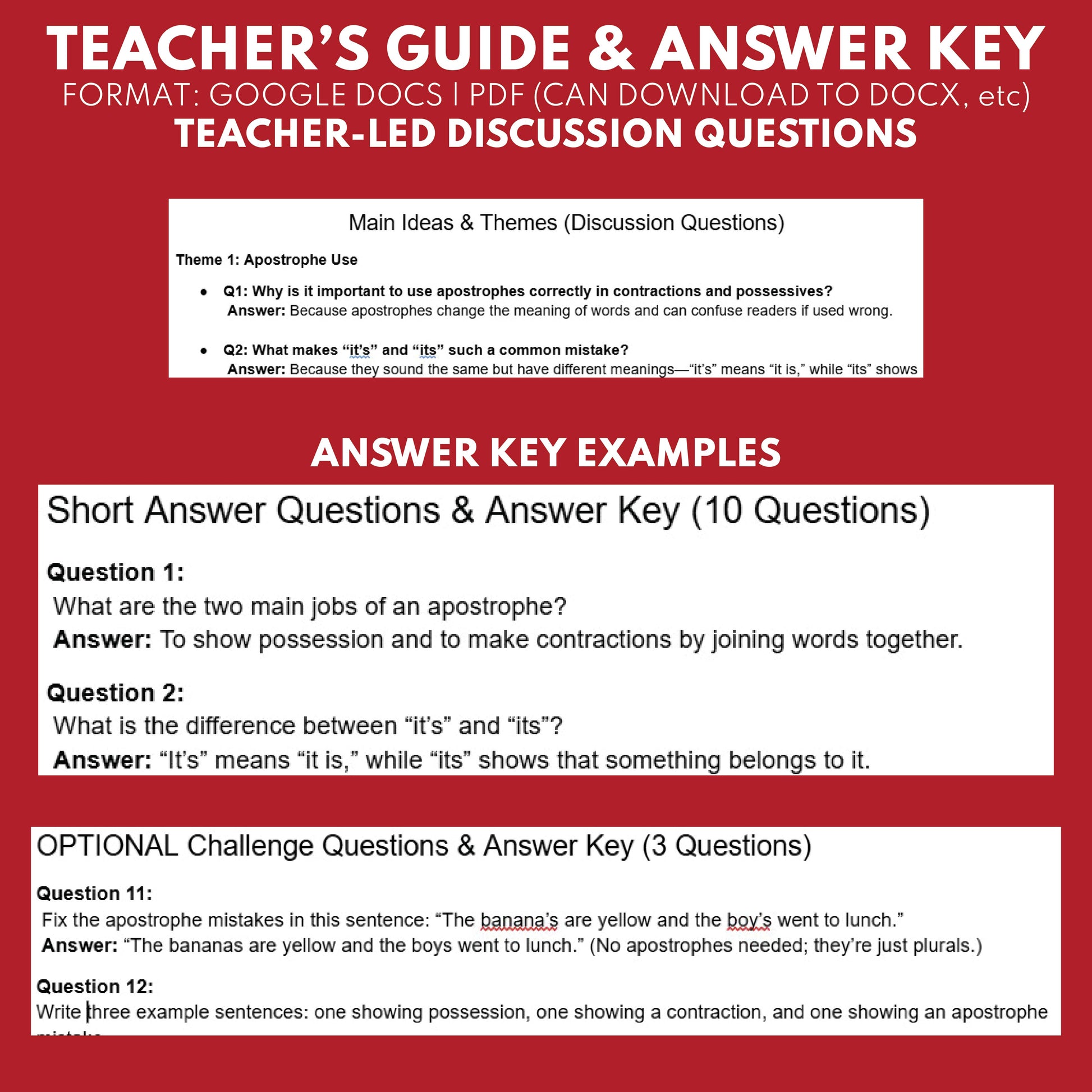 The Apostrophe’s Dilemma | ELA RT Script | Grades 3–5 | Possessives | Plurals - ["Grades 3-5","Phonics"]