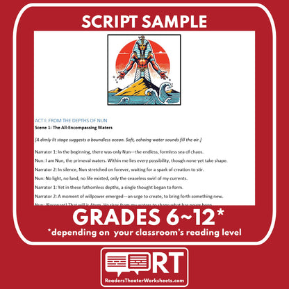 The Legend of Creation | Reader’s Theater Script | Egyptian Mythology - ["Egyptian Mythology","Grades 6-8","Grades 9-12"]