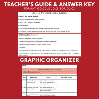 Break A Lil Bread W3 Tower of Babel | Short Bible Audio Lessons | Christian Education