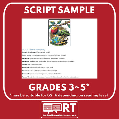 The Crucifixion Biblical Reader's Theater Script - ["Biblical Story","Grades 3-5"]