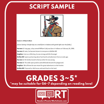 Buffalo Bill Readers Theater Script | American Tall Tales - ["American Tall Tale","Grades 3-5"]