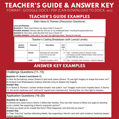 Free Romeo and Juliet Readers Theater Script | Classical Dramas | Shakespeare - ["100% FREE","Classical Drama Series","Grades 6-8","Grades 9-12","Self-Graded Quiz"]