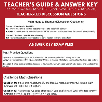 FREE Fractions Fair Math Readers Theater Script for Grades 4 to 6 - ["100% FREE","Grades 3-5","Grades 6-8","Math"]