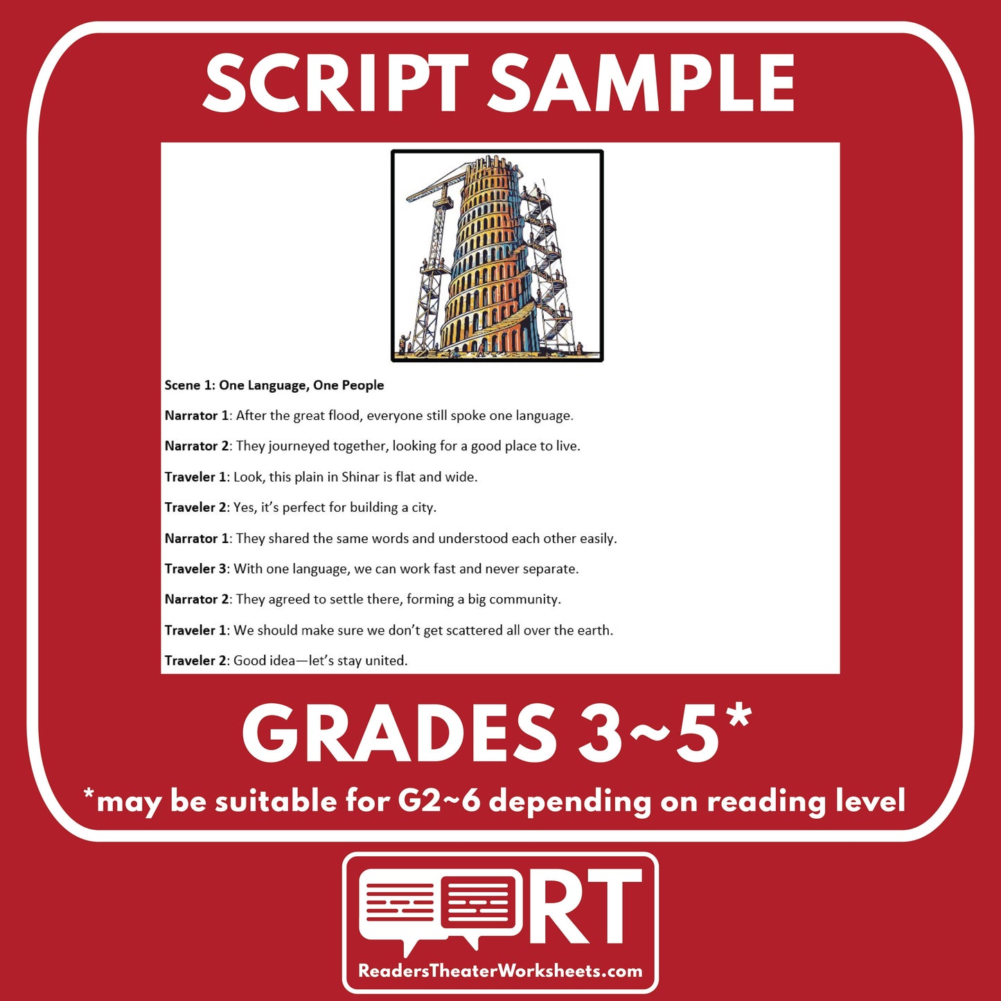 The Tower of Babel Biblical Reader's Theater Script