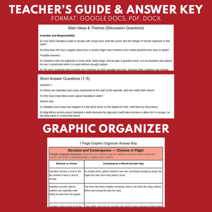 Greek Myths Series Audio Lesson E01 Daedalus and Icarus | Greek Mythology