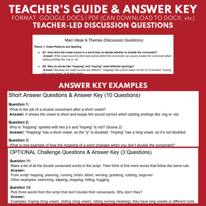 Team Twins vs. Consonant Crushers | ELA RT Script | Grades 3–5 | Long Vowels - ["Grades 3-5","Phonics"]