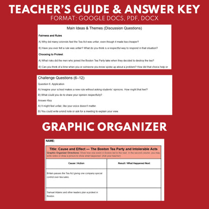 Free! Revolutionary War Audio Lesson | The Boston Tea Party and Intolerable Acts